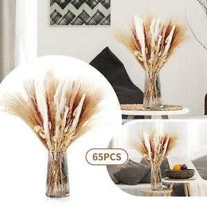 Dried Flowers  65 45cm Fluffy Exaggerated Grass Flower Arrangement Boho Family