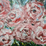 Roses Oil Painting Canvas Stretcher Home Wall Decoration 11.8 x 15.7 inches