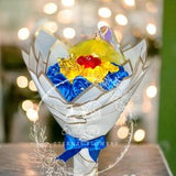 Beauty and the beast eternal rose bouquet, eternal roses, roses, flowers, bouquet, satin ribbon.