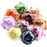 5pcs 5cm Peony Flower Head Silk Artificial Flower For Wedding Decoration