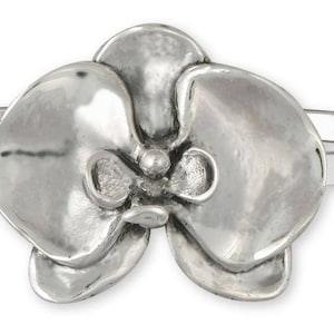 Orchid Jewelry Sterling Silver Orchid Bracelet Handmade Flower Jewelry OR4-CB