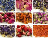 62+ types dried flowers - 10g - 50g, edible , dried petals, tincture, craft