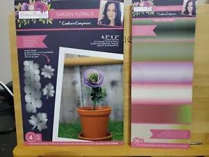 Crafters Companion  Sharon Callis Arts n Flowers die & paper set  Ranunculus