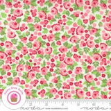 Moda LOVE, LILY 24111 12 Pink Floral April ROSENTHAL Quilt Fabric Shabby Retro