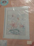 VINTAGE FROM THE HEART kit dimensions  no count cross stitch  pastel lilies sr2