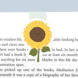 Sunflower Magnetic Bookmark