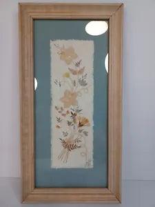 Vintage Pressed Flowers on Handmade Paper