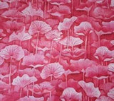 Water Lilly BTY Ginja Kulkarni P&B Textile Lily Leaf Pink