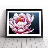Soulful Peony Flower Framed Wall Art Poster Print Home Decor Picture Large