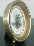 Vintage Original Dried Flowers Arrangement Mini Frame Hand Made Arts & Crafts
