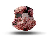 Washable Fabric Face Cover Neck Gaiter Unique Print Carnations Flowers EU Made