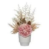 Rogue Pink Peony Tea Tree Spray Mix Bouquet In Voss Pot Vase 50cm