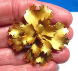 GIOVANNI BOLD CARNATION BROOCH 1 3/4 INCHES VINTAGE