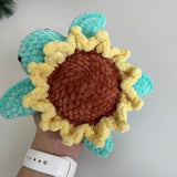 Turtle Sunflower Flower Turtle Cute Turtle Crochet Toy for Children Amigurumi