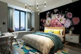 3D Pink Peony Flowers G9113 Wallpaper Wall Murals Removable Self-adhesive Erin