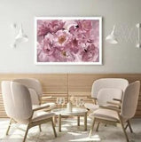 Peony Flower Closeup Photograph Print Premium Poster High Quality choose sizes