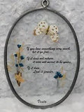Dried & Pressed Flowers Butterfly wall hanging art deco
