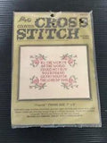 Lily Brand Counted CROSS STITCH KIT ???Friends??? 7???x 9??? #DS 123 NEW Roses Sampler