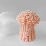 Rose Bouquet candle mold / Design your own candle / Cute candle house decoration / DIY candle craft / Rose Flower candle