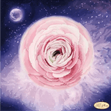 DIY Bead Embroidery Kit Needlepoint Beading Beadwork Ranunculus