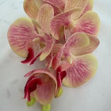 Artificial Orchid, Make your own Plant, Christmas Gift, Real Look Orchids, Pink Orchid, Leaves, Phalaenopsis, Artificial Flowers Faux Orchid