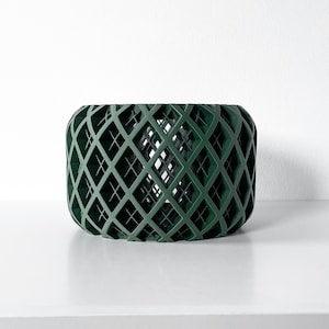 Orchid Pot with Drainage for Indoors, Unique 3D Printed Planter for Home Orchids with Aeration