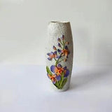 Vase white with Lily flowers home decoration