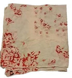 Handkerchief Vintage Carnation Flower Hankie 12