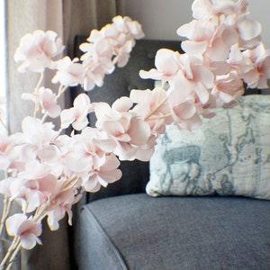 Elegant Silk Cherry Blossom Spray, Branches 25'' Tall, Japanese Sakura, Blush Pink, Wedding Flowers, Bouquet, Centerpieces, Arrangements