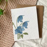 Plantable Seed Paper// Blank Card// Any Occasion// Mothers Day Card// Flower Card// Eco gift