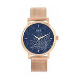 Toff London TLWS-17664 Ladies Grey Water Lilies Flower Watch