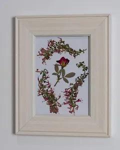 pressed flower wall art