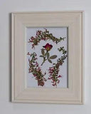 pressed flower wall art