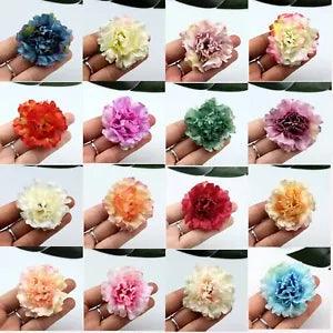 5/100p Artificial Silk Flower Head Fake Peony For DIY Crafts  Wedding Home Decor