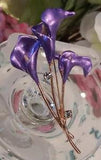Fashion Brooch Pin Cala Lily Flower Easter Mothers Day Gift for Her SO PRETTY!