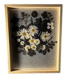 Black And White Pressed Flower Art