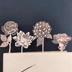Book Mark Metal Flowers Fashion Bookmarks Chinese Style Gift Creative BookLover
