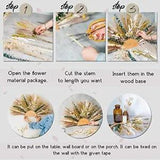 Natural Pampas Grass & Preserved Flowers Decor Wreath & Home Decoration Pieces