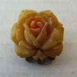 VINTAGE MADE IN JAPAN CARNATION FLOWER PLASTIC PIN        (INV35116)