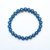 SUNFLOWER BRACELET - DENIM