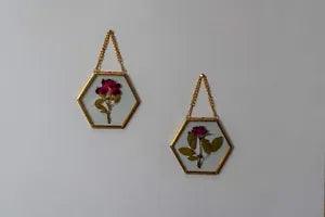 pressed flower art