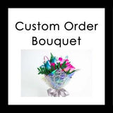 CUSTOM COLORS - Wooden Rose Bouquet
