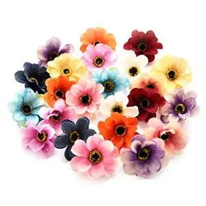 for Crafts Silk Sunflower Daisy Peony Handmake Artificial Flower Colorful