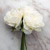 5 Stems Peony Realistic Silk Bouquet, Faux Artificial Flower, DIY Floral Wedding Decor, Party, Home Decoration,  Gifts - Multi-color, floral