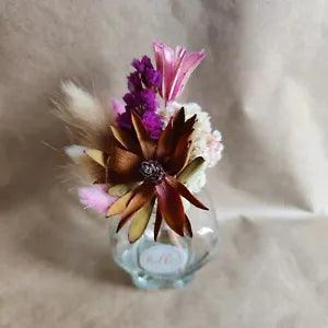 2 Natural Dried Flower Mini  Bouquets Wedding Party Favor Home Floral Decor