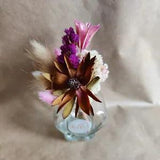 2 Natural Dried Flower Mini  Bouquets Wedding Party Favor Home Floral Decor