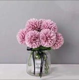 Artificial Flowers, Fake Flowers Silk Plastic Artificial Hydrangea