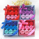 Gift Box Party Event Decor 9 Rose Soap Flower Valentine's Day Mother's Day Gifts