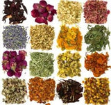 16 Bags Dried Flowers for Soap Making, Dried Flowers for 16 bags 16 Kinds