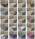 Ambesonne Colorful Style Flat Sheet Top Sheet Decorative Bedding 6 Sizes